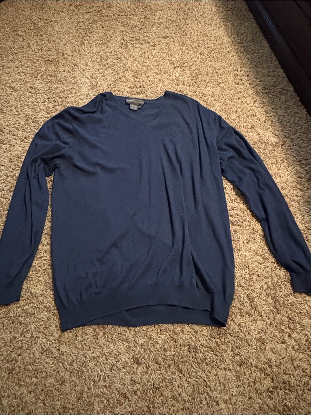 🔴10/$10! V-Neck Lightweight Navy Sweater